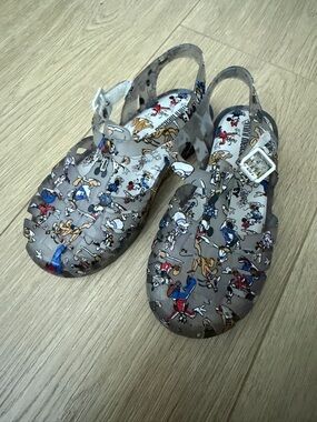 Mini Melissa x Disney jelly Sandals Mickey and friends size 10c